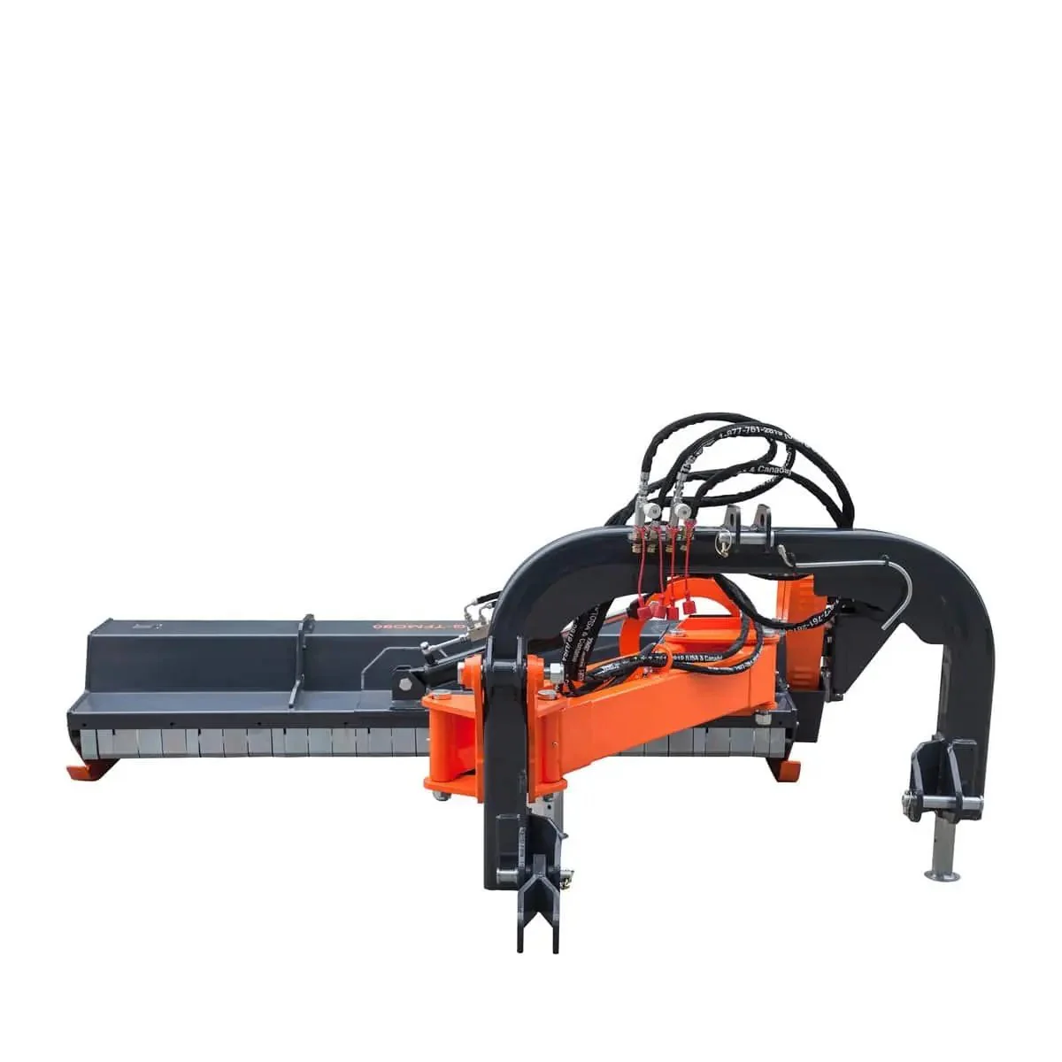 2200 mm (90") Ditch Bank Flail Mower, Hydraulic Side Offset Verge & Slope Cutter for 50–90 HP Tractors, TMGTFMO90 - Image 12