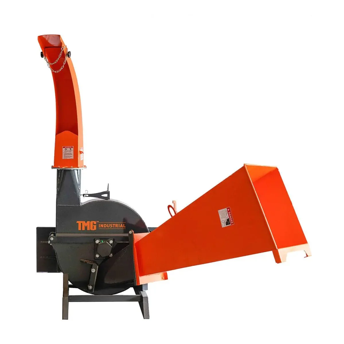 150 mm (6") Skid Steer Wood Chipper, 360° Swiveling Chute, Universal Skid Steer Mount, TMG-WC62S - Image 11