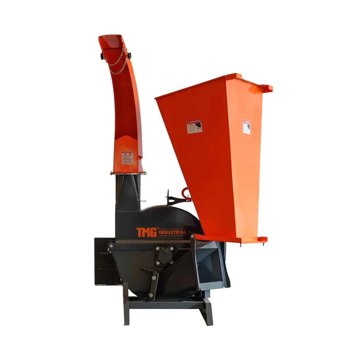 150 mm (6") Skid Steer Wood Chipper, 360° Swiveling Chute, Universal Skid Steer Mount, TMG-WC62S - Image 12