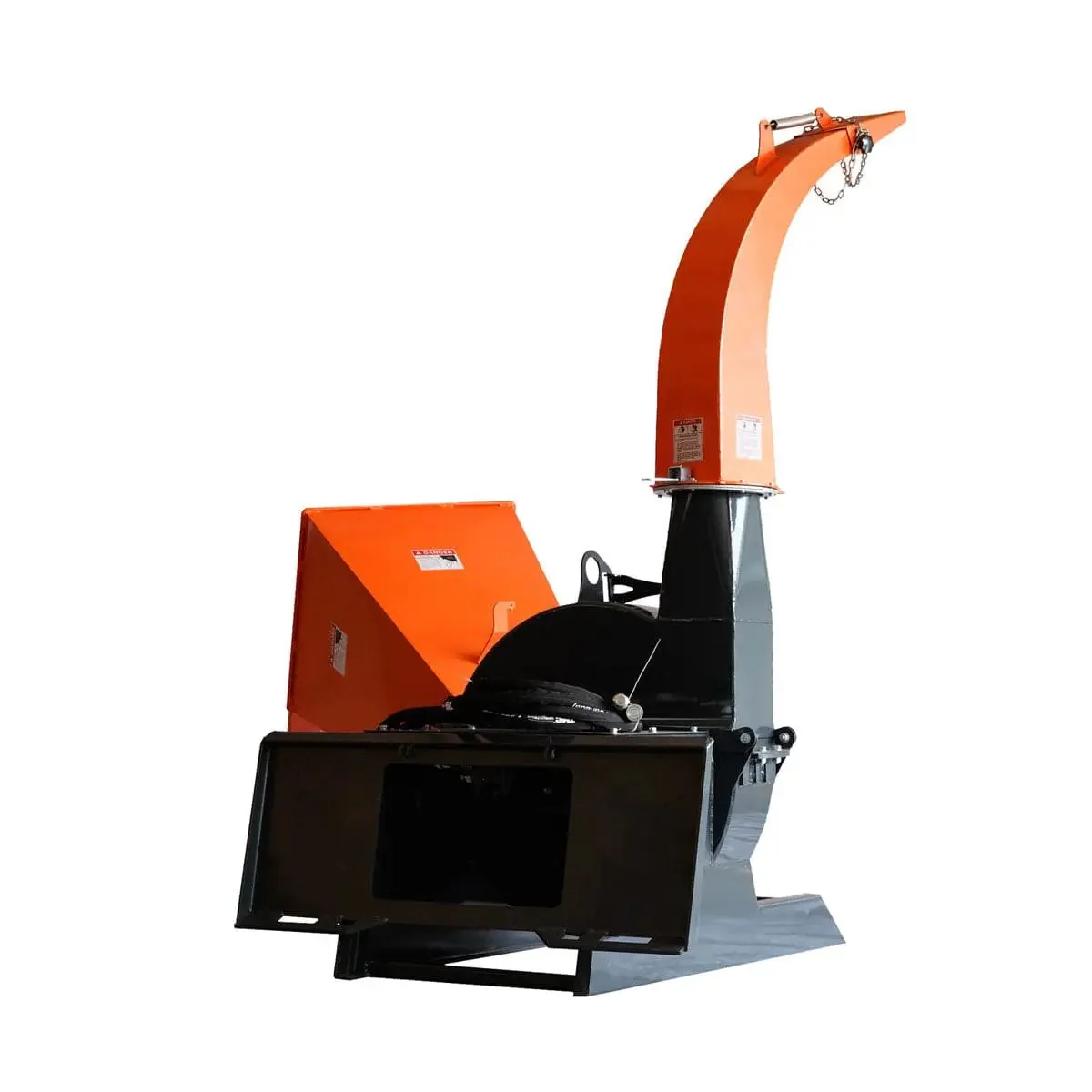 150 mm (6") Skid Steer Wood Chipper, 360° Swiveling Chute, Universal Skid Steer Mount, TMG-WC62S - Image 16